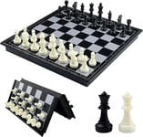 Echiquier Magnetique, Deluxe Pliable Jeux D'Échecs, Portable Chess Board Voyage,