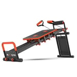 New Image Fitness Equipment FITTGym FITT Gym MultiGym Home Workout Machine, Collapsible & Easy Assemble, Adjustable Positioning for Total Body, Orange, Large