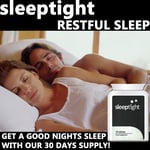 SLEEP TIGHT SLEEPING PILLS TABLETS GOODNIGHT SLEEP ANTI ANXIETY CALMING RELAX