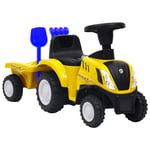 vidaXL børnetraktor New Holland gul