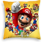 Super Mario Kuddfodral Dekorationskudde Hem Soffa Säng Barnrum Dekoration #2 45*45cm