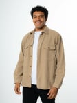 Selected Homme Selected Homme Mason-Bax Check Overshirt Long Sleeve - Herre - Beige - S