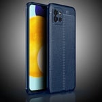 Samsung Galaxy A03      Leather Texture Case    Navy