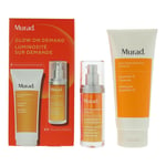 Murad Glow On Demand 2 Piece Gift Set: Cleanser 200ml  Serum 30ml For Women