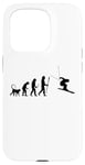 Coque pour iPhone 15 Pro Skieur Evolution Passionné de ski