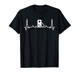 My heart beats for video games - Fun Gamer Controller T-Shirt