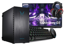 Gamingpaket Mellan - Medion ERAZER S86 - Samsung Odyssey G3 24" 144hz + Gamingtillbehör