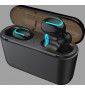 Ecouteurs Bluetooth Avec Boitier de Charge pour CROSSCALL ACTION-X3 Smartphone Sans Fil INTRA-AURICULAIRE Waterproof