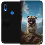 Lommeboketui til Huawei P Smart Z med Glad Hund motiv