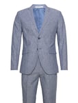 Jprriviera Linen Suit Slim Fit Sn Blue Jack & J S