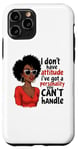 Coque pour iPhone 11 Pro Femme noire Reine africaine Afro Melanine Poppin Black History