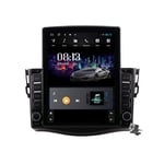 QBWZ Autoradio Android 9.0, Radio pour Toyota RAV4 2006-2012 Navigation GPS 9.7 Pouces écran Vertical MP5 Lecteur multimédia récepteur vidéo avec 4G WiFi DSP Mirrorlink