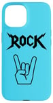 Coque pour iPhone 15 Cornes à main Cool Band Rock and Roll Heavy Metal Music Concert