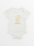 Tu White Happy Birthday Mummy Bodysuit 3-6 months Months