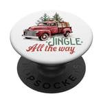 Jingle All the way Merry Christmas PopSockets PopGrip Interchangeable