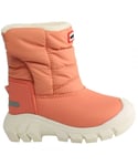 Hunter Childrens Unisex Intrepid Kids Brown Snow Boots - Size UK 7 Infant