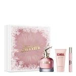 Jean Paul Gaultier SCANDAL Gift Set 80ml Eau De Parfum, 10ml EDP & 100ml Body