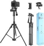 Nouveau Déverrouillage Automatique Trepied Appareil Photo, Polyvalent Pied Telephone Portable, Support Smartphone, Trépied pour Téléphone, Tripod pour Photographe d'intérieur