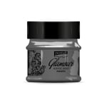 Pentart Glamour Metallic Akrylfärg 50 ml. - Svart silver