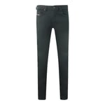 Diesel Mens Thommer 0688H Jeans - Black Cotton - Size 28W/32L