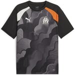 T-shirt Puma  MAILLOT  OM GRIS ORANGE