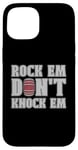 iPhone 15 Rock Em Don't Knock Loves Barrel Horse Riding Barrel Racing Case