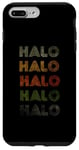 Coque pour iPhone 7 Plus/8 Plus T-shirt Love Heart Halo, style grunge/vintage, halo noir