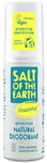 Natural Deodorant Spray by Salt of the Earth, Unscented, Fragrance Free - Vegan