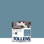 Tollens Peinture extérieure multisupport - Ultra résistante Haute qualité - Satin - Bleu Iceberg - 0,5L = 7m2