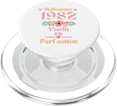 43 ans femme 1982 idée cadeau anniversaire Humour drôle PopSockets PopGrip pour MagSafe