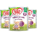 Cow&Gate Stage 2 Follow On Milk 6-12Months Formula Powder Substitute Pack 3x700g