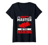 Womens Go Kart Drift Master In The Making V-Neck T-Shirt