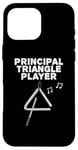 Coque pour iPhone 16 Pro Max Premier joueur de triangle, percussionniste, orchestre drôle