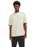 JACK & JONES Jjebradley T-Shirt SS Noos Short de survêtement, Beige Clair, M Homme