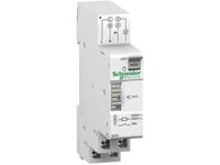 Schneider Electric Automatisk Trapphiss, 1No 16A, Spolspänning 230V, Lysrör/Lampa Max. 2000W, Inställningsområde 1-7 Min., Din-Skena, 18Mm Bred