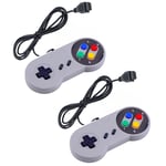 9 Broches Fiche 2pcs Manette De Jeu Filaire 9 Broches 150cm, 2 Pièces, Joystick Universel Pour Console De Jeu Snes / Nes Tv Livraison Directe