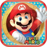 Super Mario Party Tallrikar - 23 cm (8-Pack)