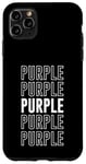 Coque pour iPhone 11 Pro Max Violet