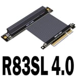 30cm R83SL 4.0 Câble d'extension PCIE 4.0 X8 à X16 PCI-e 8x 16x, carte graphique de serveur 4.0, carte graphique GTX3080ti RX5700xt PCIE 4.0 Gen 4 Nipseyteko