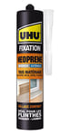 UHU Fixation néoprène - Colle extra forte & rapide pour une fixation facile et solide de toutes sortes de matériaux, beige, cartouche 350g