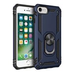 Apple iPhone SE (3nd Gen) Military Armour Ring Case Navy