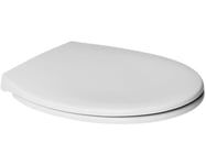 Toalettsits med mjukstängning FORM & STYLE Family barn vit blank oval Easy Cleaning