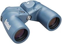 BUSHNELL - Jumelles de Navigation pour Adultes - Marine - 7x50 - Bleu - Prisme Porro - Compas intégré - Etanche - Anti - Buée - 137500