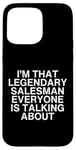 iPhone 15 Pro Max Legendary Salesman White Elephant Coworker Case