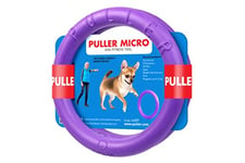 COLLAR Puller Micro Jouet Interactif Composé de 2 Anneaux pour Chien Violet Diamètre 13 cm