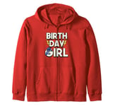 Power Rangers Birthday Girl Electrifying Blue Ranger Zip Hoodie