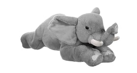 Wild Republic Earthkins Éléphant d'Afrique, Peluche, 38 cm, Jouet en Peluche, Rembourrage en Bouteilles d'eau Recyclées Filées, Respectueux de l'environnement