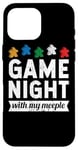 iPhone 16 Pro Max Game Night With My Meeple Funny Gift Board Game Player Case