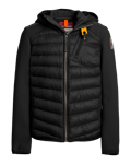 Nolan Fleece/Nylon Hooded Jacket JR Black (L)