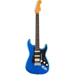 Fender American Ultra II Stratocaster HSS EB Noble Blue Electric Guitar with Case